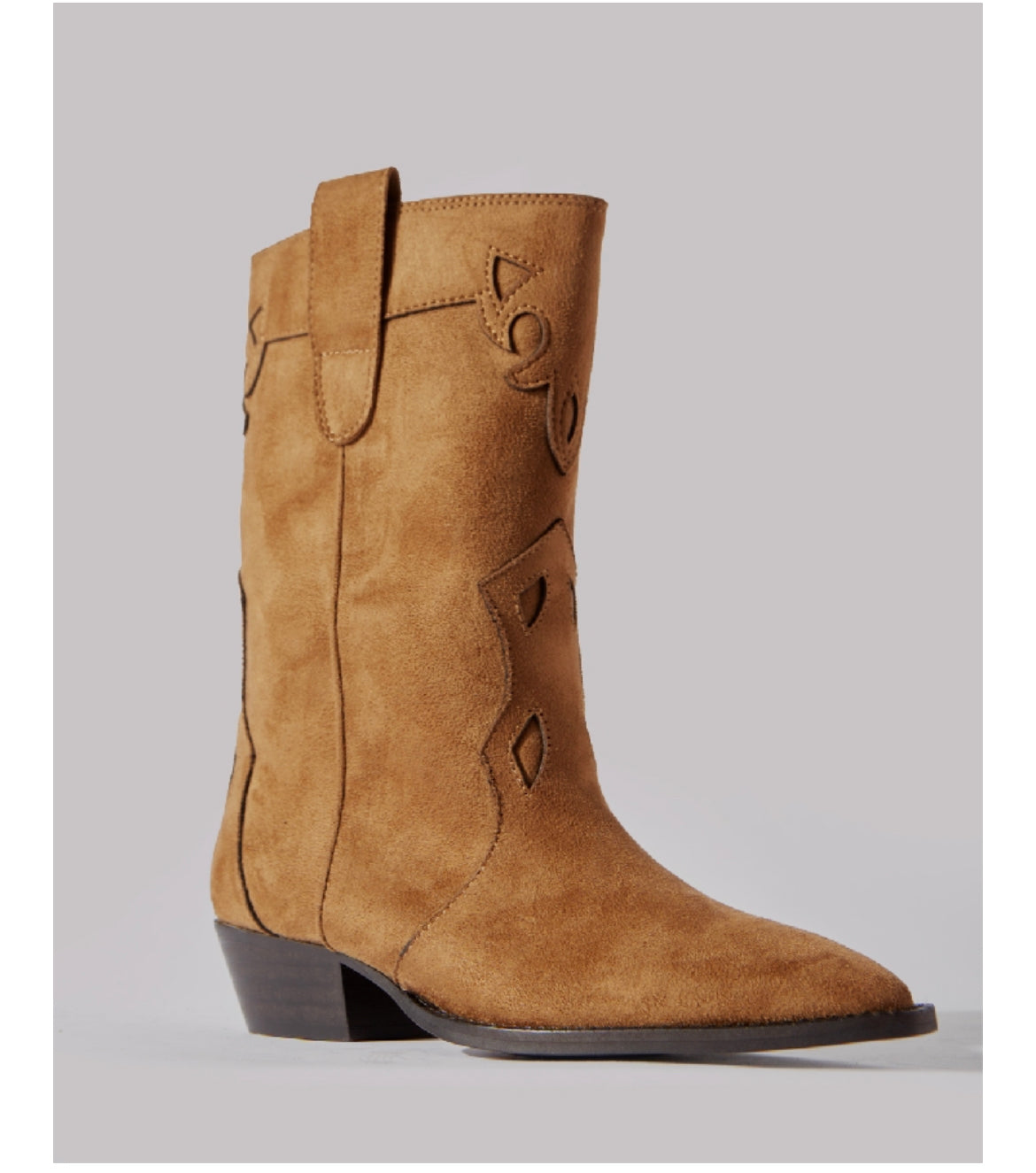Lola camel ankle boot