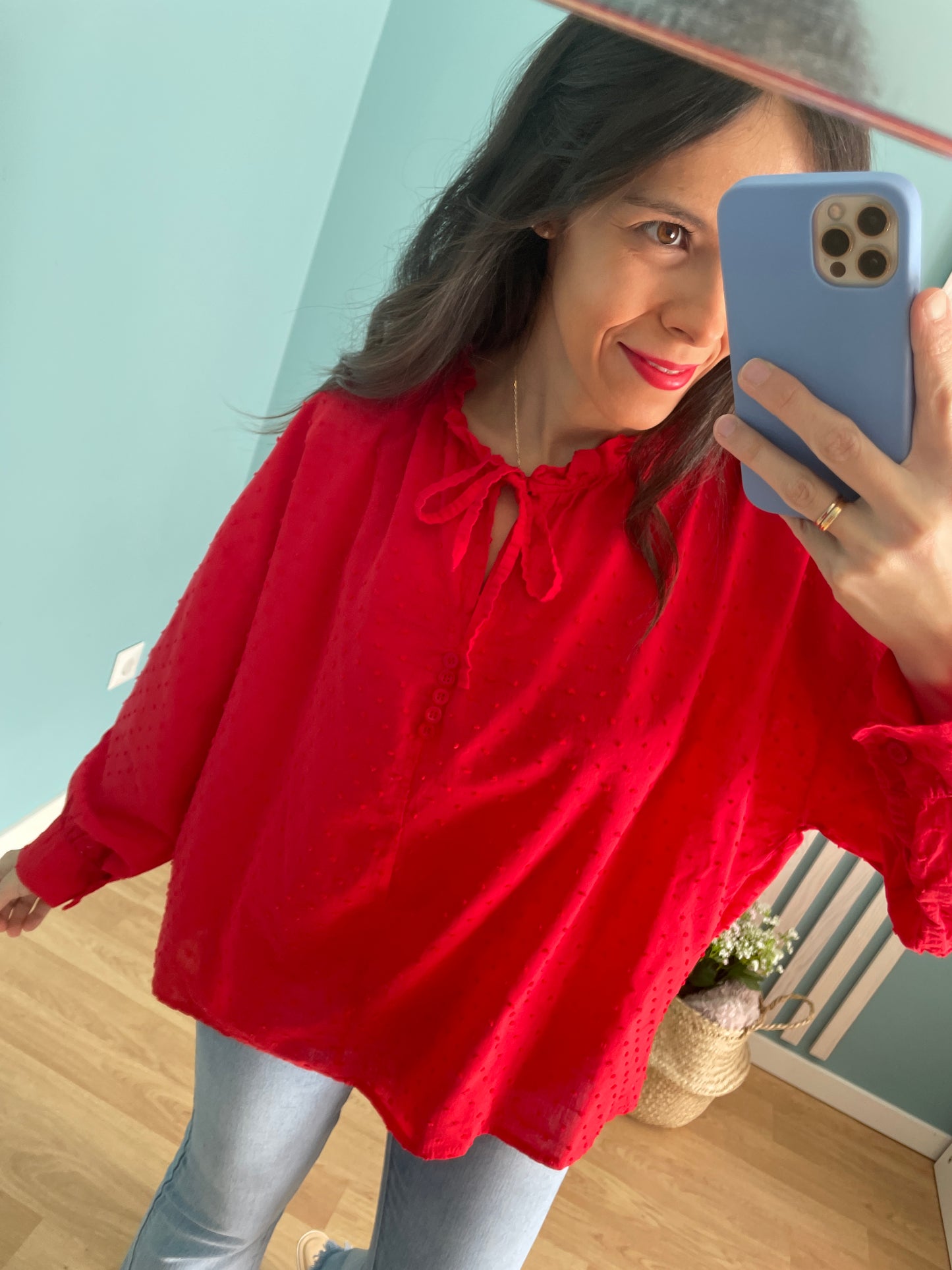 Blusa Pilar rojo
