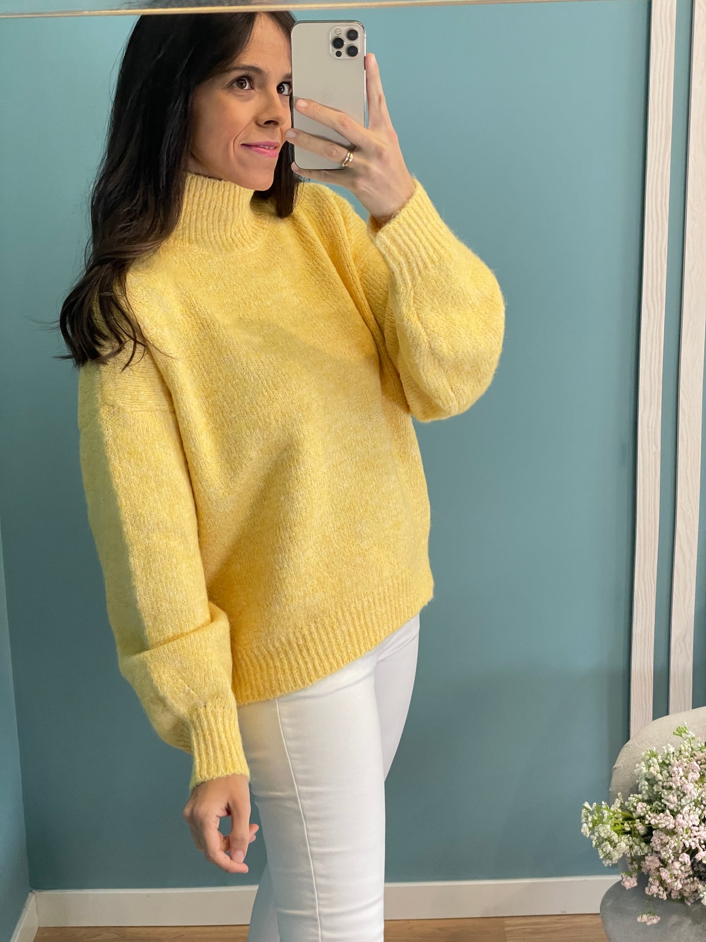 Delfina Sweater Bright yellow