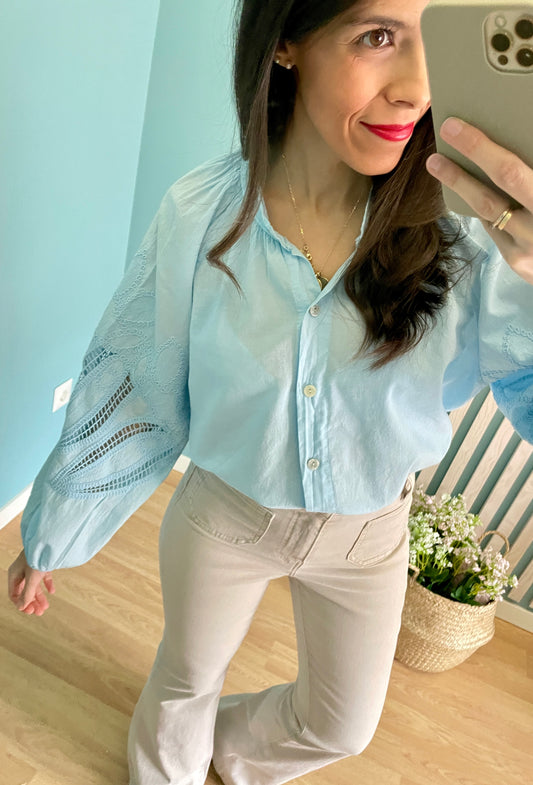 Light blue Merengue blouse