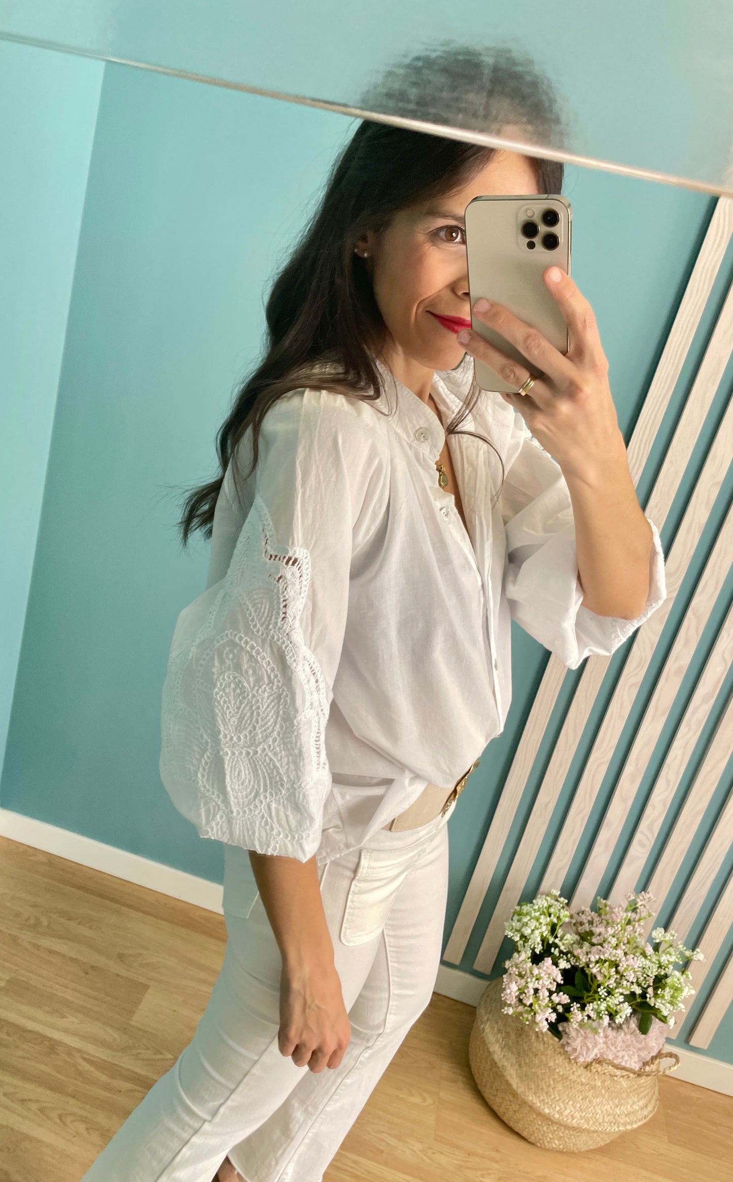 White Caramel blouse