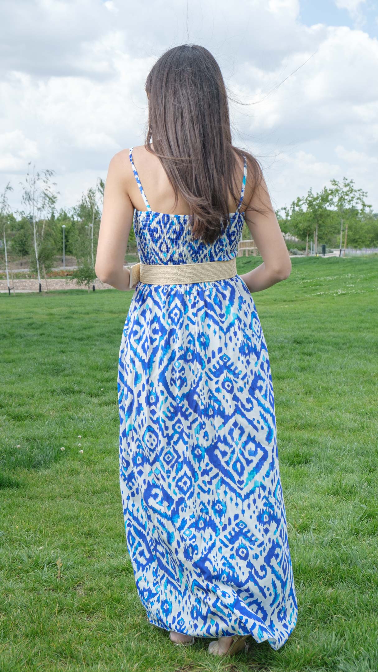 Vestido Petra azulón